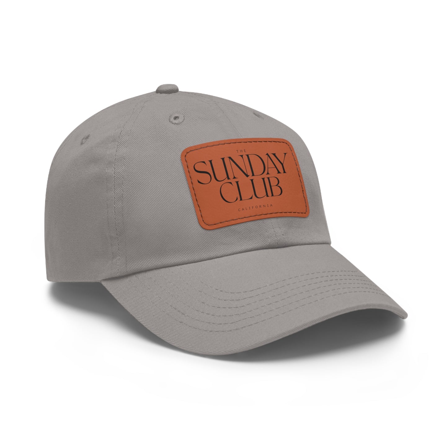 The Sunday Club: Essential Leather Patch Hat