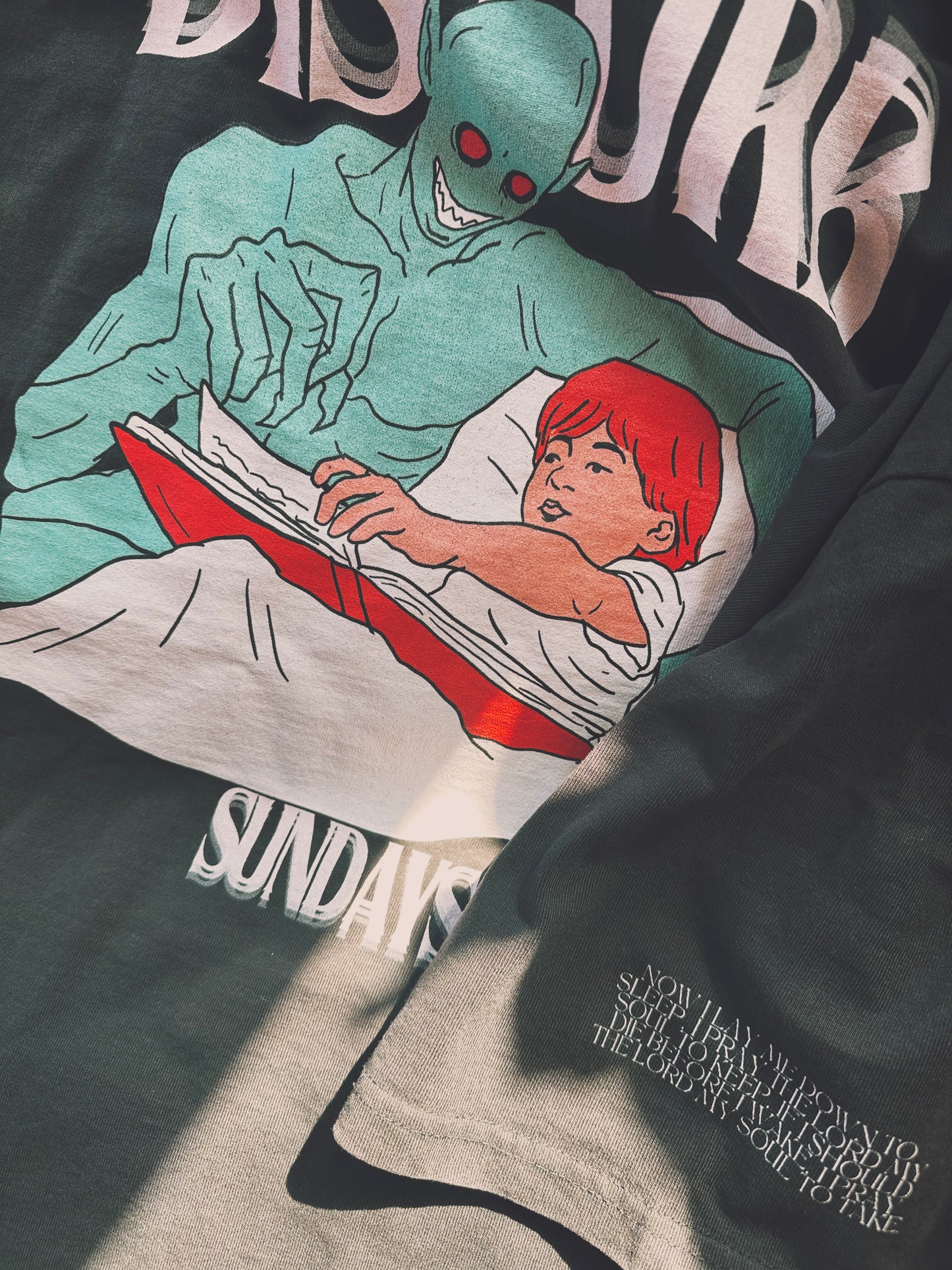 Artist Collab: DND_ Bedtime Stories Boxy Unisex Tee