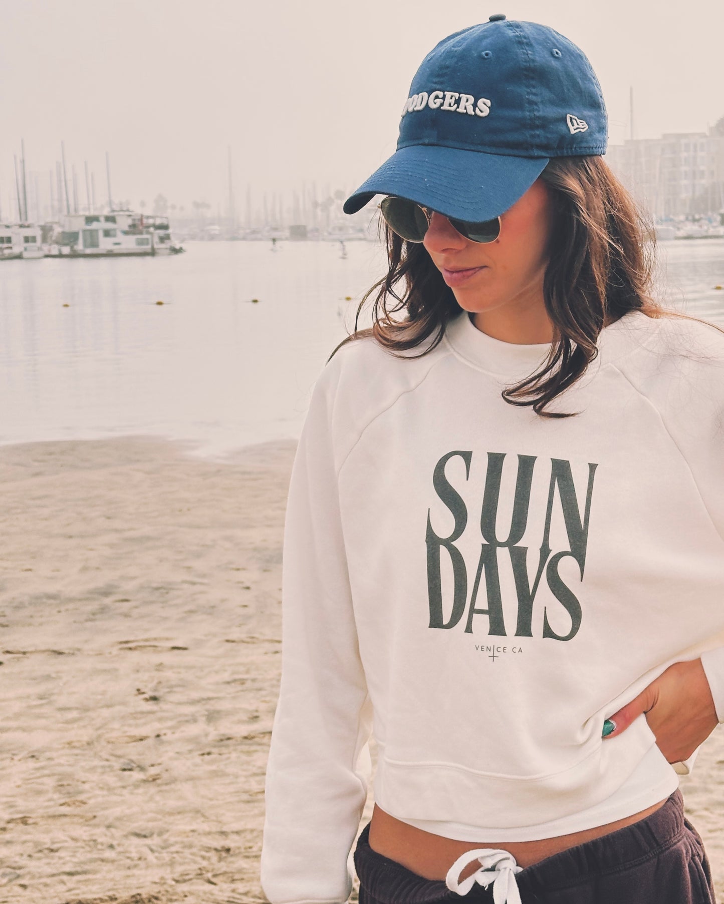 Premium Essentials: Fleece Crop Pullover Sweatshirt