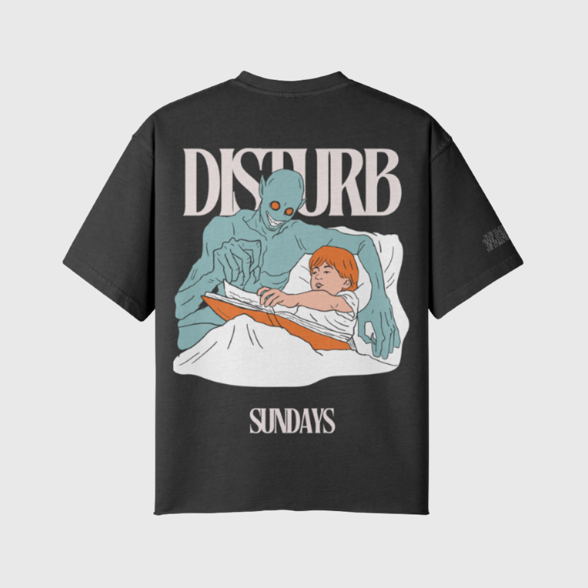 Artist Collab: DND_ Bedtime Stories Boxy Unisex Tee