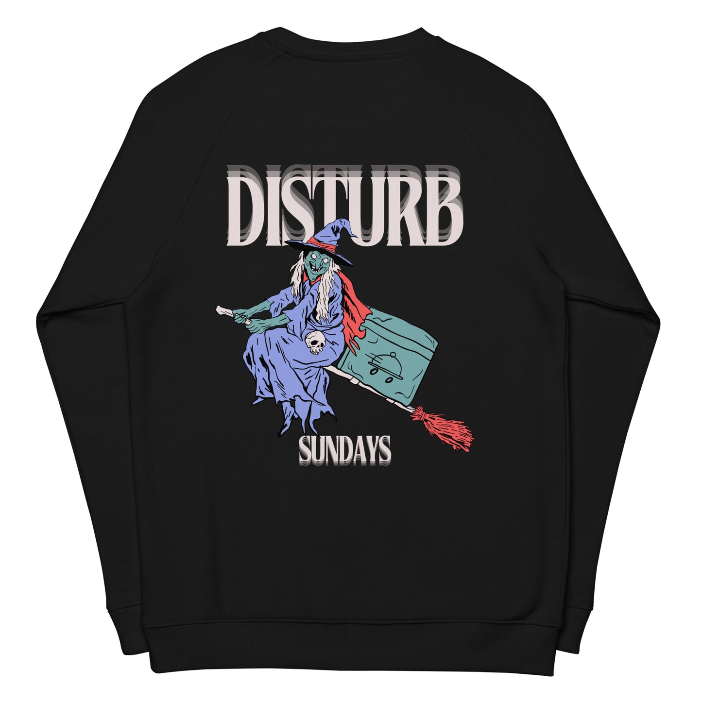 Artist Collab: DND_ Witch Delivery Unisex Raglan Sweatshirt