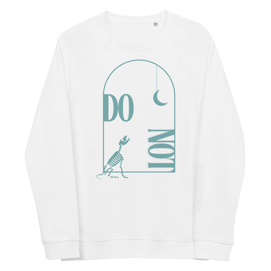 Artist Collab: DND_ Moon Drip Unisex Raglan Sweatshirt