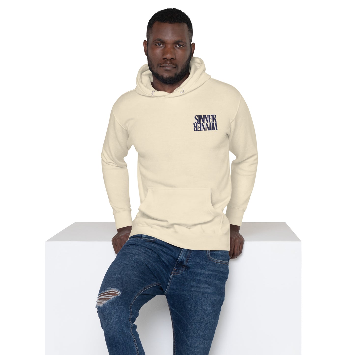 Sinners Win Unisex Embroidered Hoodie