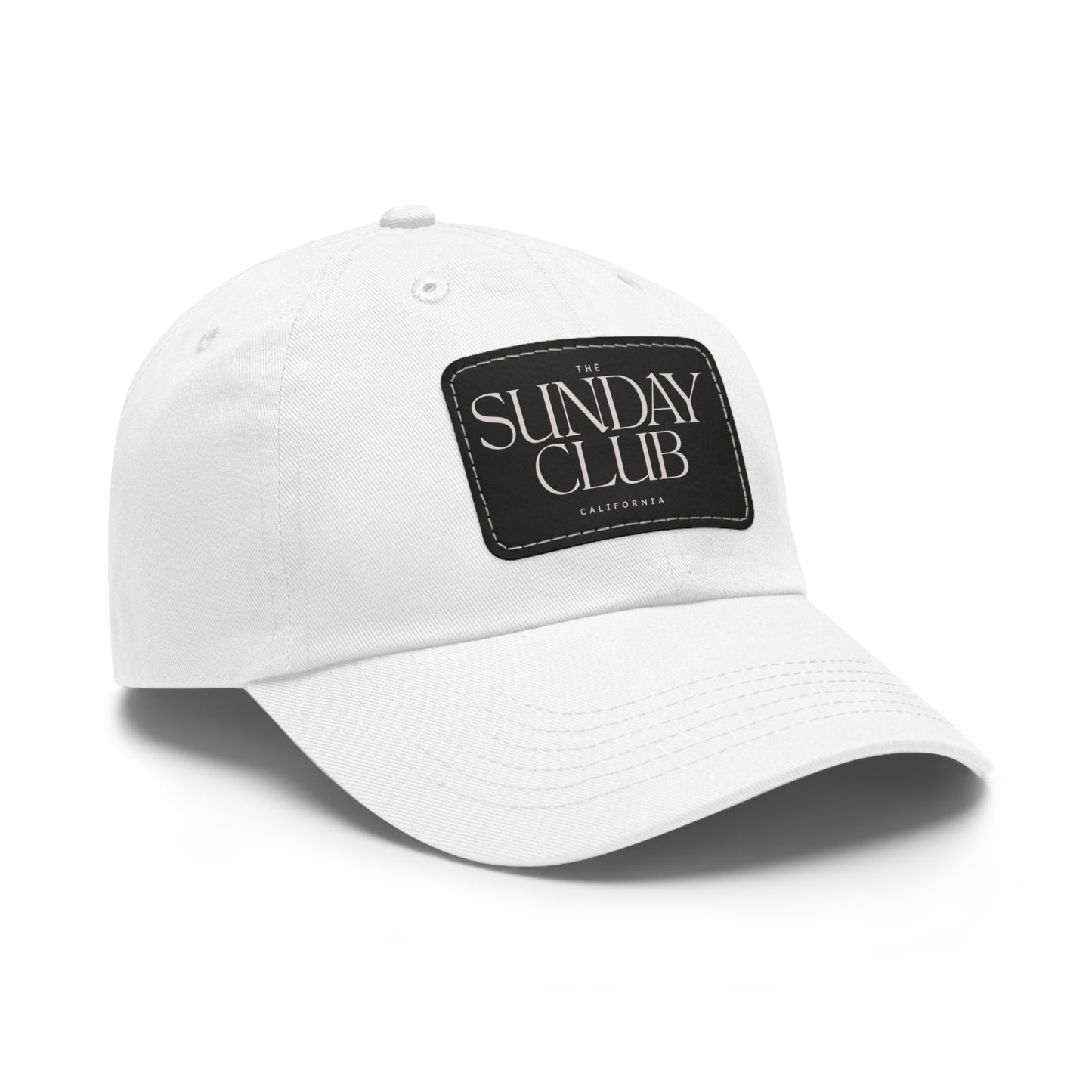 The Sunday Club: Essential Leather Patch Hat