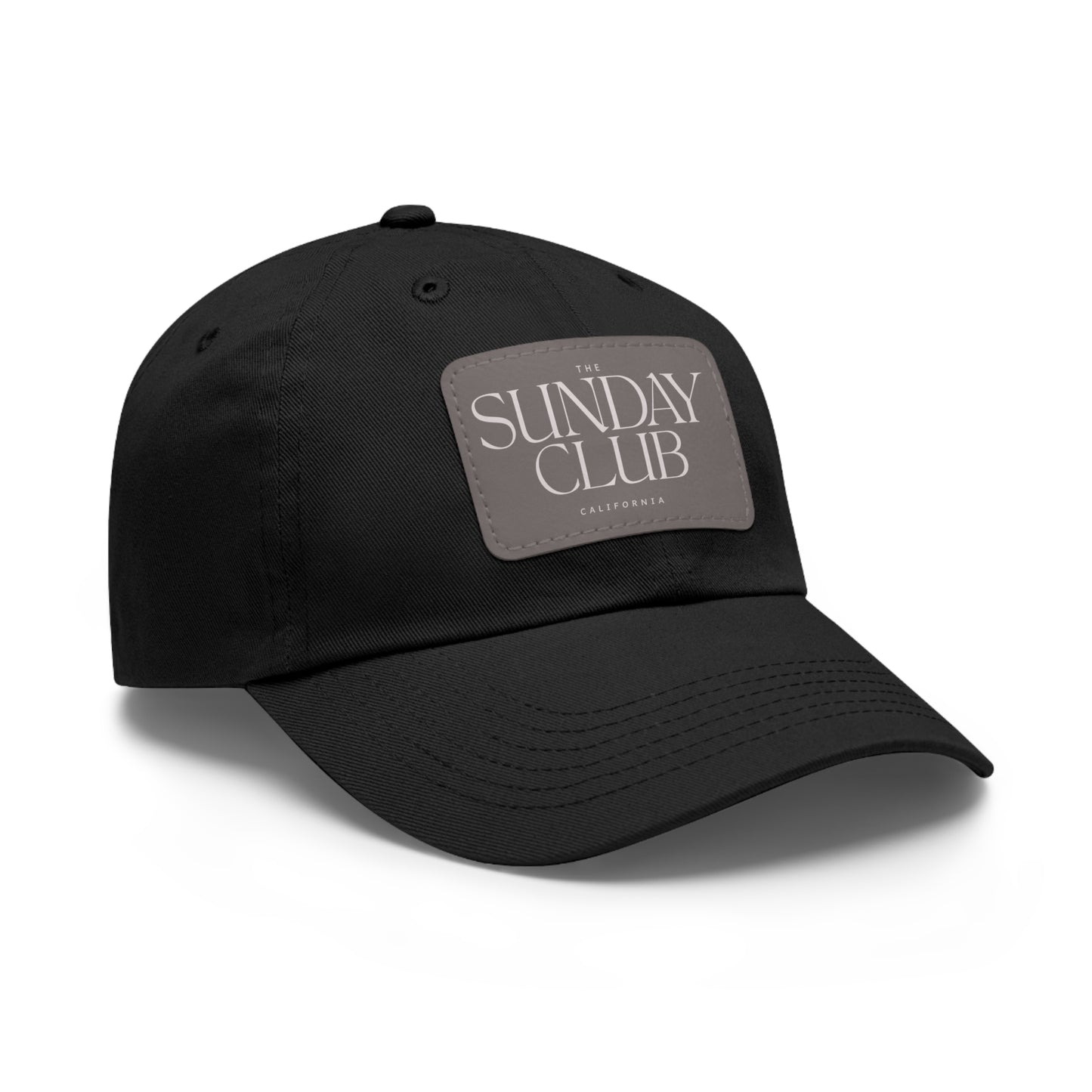 The Sunday Club: Essential Leather Patch Hat