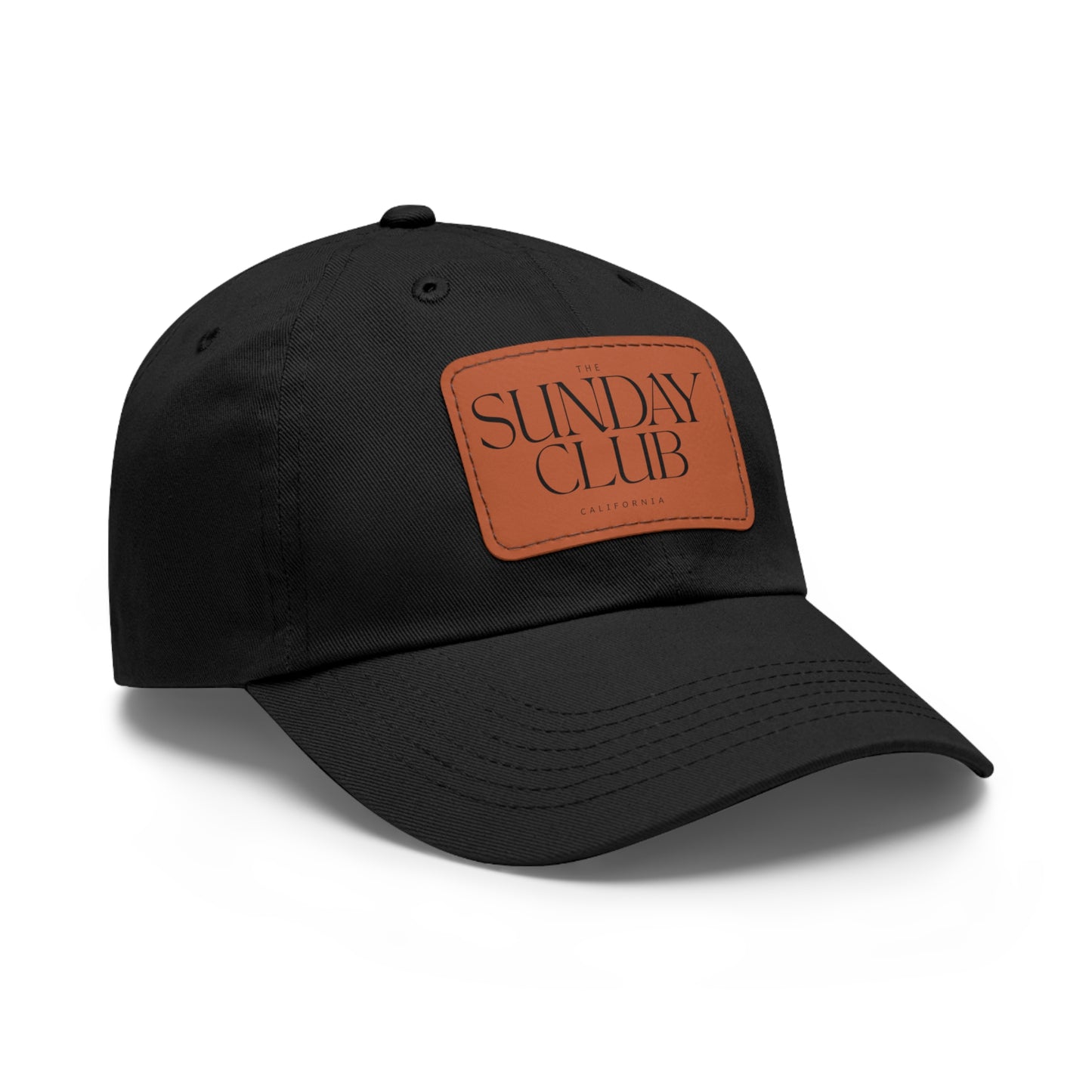 The Sunday Club: Essential Leather Patch Hat