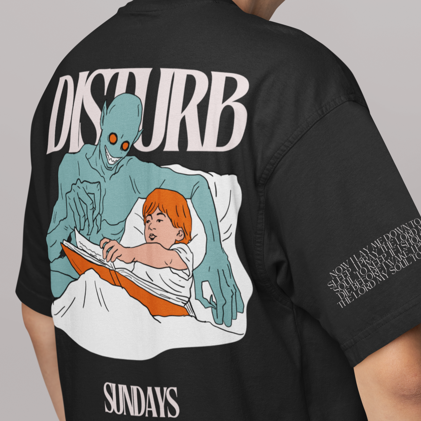 DISTURB: Bedtime Stories Oversized Unisex Tee