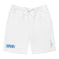 Sunday Basics: Blue Embroidered Fleece Shorts