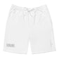 Sunday Basics: White Embroidered Fleece Shorts
