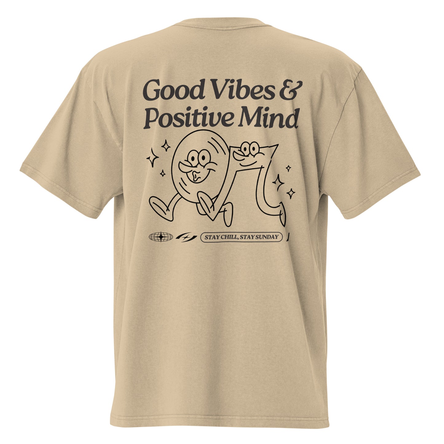 Oversized Vibes Faded Tee