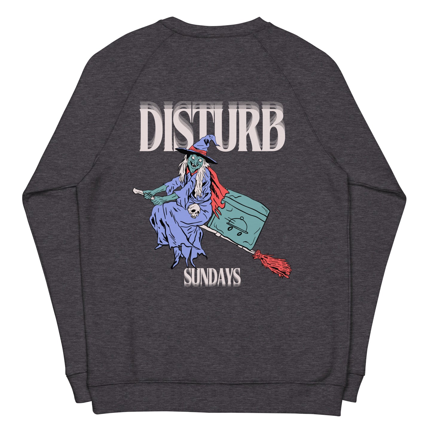 DISTURB: Witch Delivery Unisex Raglan Sweatshirt