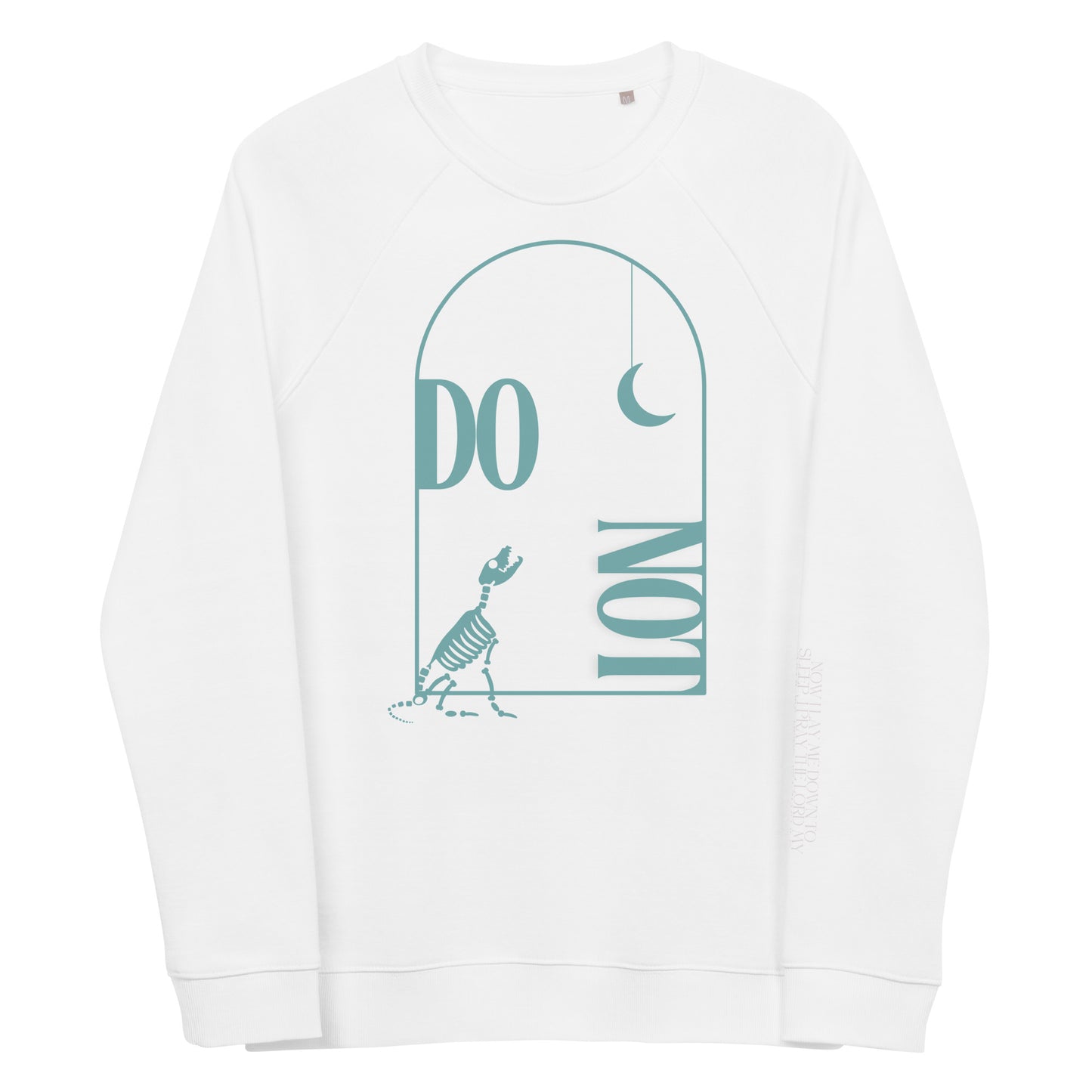 DISTURB: Moon Drip Unisex Raglan Sweatshirt