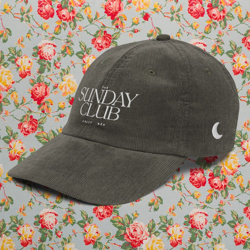 The Sunday Club Embroidered Cord Hat